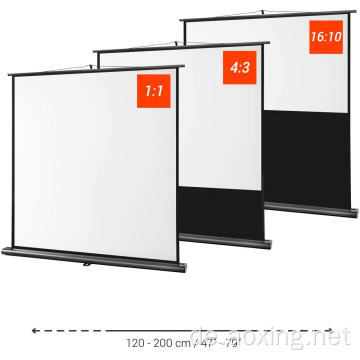 Professioneller tragbarer mobiler Pull -Up -Projektionsbildschirm